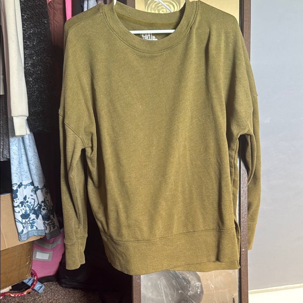 Thrill Olive Green Men's Sweater